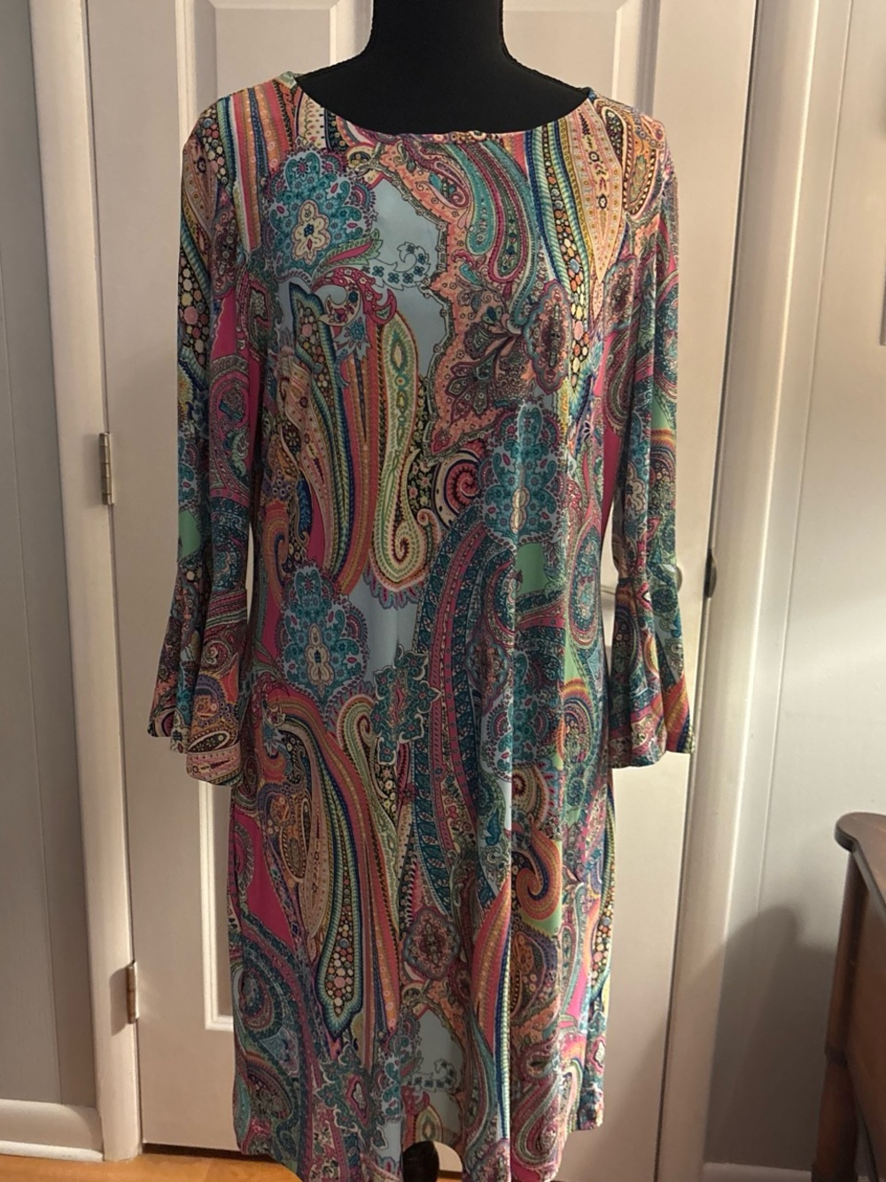 Tommy Hilfiger Multicolor Paisley Midi Dress